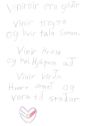 vinirnir - dóra, 9 ára